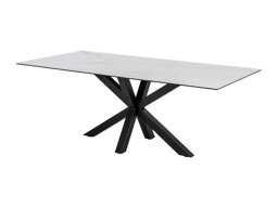 Τραπέζι Oakland 505 (Άσπρο + Μαύρο)