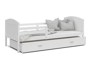 Κρεβάτι Aurora 128 (Άσπρο Άσπρο)