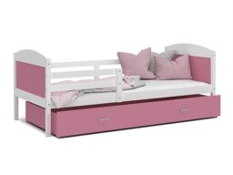 Кровать Aurora 128 (Белый Розовый)