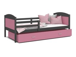 Кровать Aurora 128 (Серый Розовый)