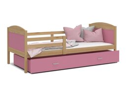Кровать Aurora 128 (Сосна Розовый)