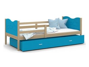 Κρεβάτι Aurora 162 (Πεύκο Μπλε)