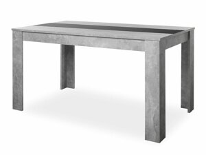 Asztal Findlay 155 (Beton + Fehér + Fekete)