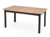 Tisch Houston 1367 (Schwarz + Artisan Eichenholzoptik)