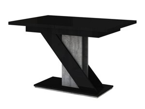 Table Goodyear 105 (Noir brillant + Béton)