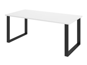 Tisch Tucson 139 (Weiß + Schwarz)