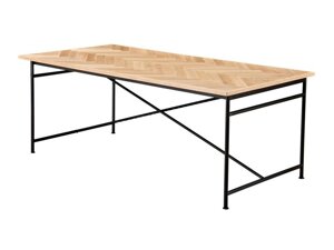 Τραπέζι Concept 55 181 (Ανοιχτό καφέ + Μαύρο)