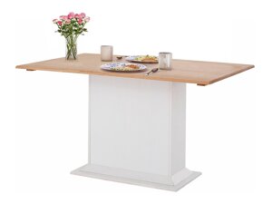 Τραπέζι Denton AE102 (Άσπρο + Πεύκο)