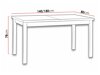 Table Victorville 126 (Blanc)