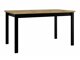 Tisch Victorville 126 (Artisan Eichenholzoptik Schwarz)