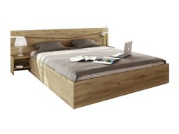Κρεβάτι Portland B115 (Dakota δρυς) Με κομοδίνα