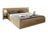 Bett Portland B115 (Dakota eichenholzoptik Mit Matratze) Mit Nachttischen