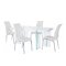 Conjunto de comedor Denton 1110 (Blanco)