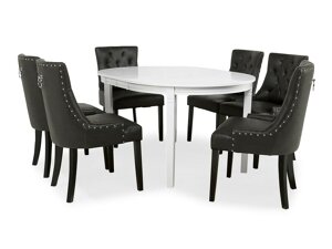 Маса и столове за трапезария Scandinavian Choice 556 (Черен)