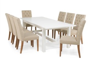 Conjunto de comedor Scandinavian Choice 569 (Beige)