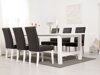 Маса и столове за трапезария Scandinavian Choice 570 (Черен + Бял)