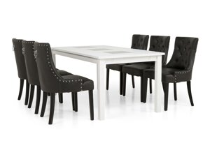 Маса и столове за трапезария Scandinavian Choice 573 (Черен)