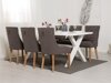 Conjunto de comedor Scandinavian Choice 676 (Gris)