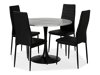 Conjunto de comedor Scandinavian Choice 760 (Blanco + Negro)