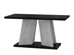 Stolić za kavu Goodyear 108 (Sjajno crna + Boja betona)