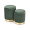 Set di pouf Houston 1153 (Verde scuro)