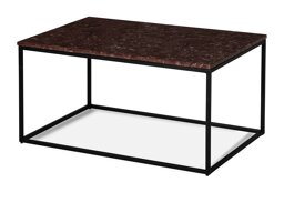 Klubska mizica Concept 55 150 (Rdeči marmor + Črna)