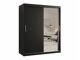 Kleiderschrank Hartford 402 (Schwarz)