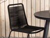 Σετ Τραπέζι και καρέκλες Dallas 3782 (Μαύρο)