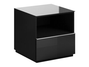 Tv galds Austin 220 (Melns + Glancēts melns)