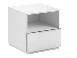 Mueble TV Austin 220 (Blanco + Blanco brillante)