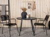 Conjunto de mesa y sillas Dallas 3784 (Negro)