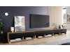 TV stol Sarasota 144 (Wotan hrast + Sjajno crna)
