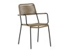 Conjunto de mesa y sillas Dallas 3729 (De color marrón claro + Negro)