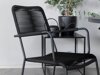 Conjunto de mesa y sillas Dallas 3729 (Negro)