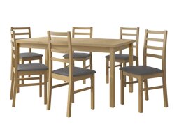 Маса и столове за трапезария Victorville 261 (Сонома дъб)