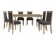Маса и столове за трапезария Victorville 262 (Сонома дъб)