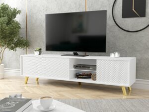 TV-Tisch Merced F100 (Weiß)