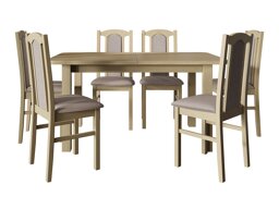 Маса и столове за трапезария Victorville 273 (Сонома дъб)