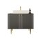 Mueble de lavabo de pie Merced P101 (Gris)