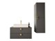 Badezimmer-Set Merced R104 (Grau)