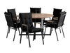 Conjunto de mesa y sillas Comfort Garden 1574 (Negro)