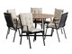 Laua ja toolide komplekt Comfort Garden 1574 (Helehall)