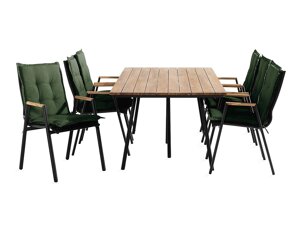 Conjunto de mesa e cadeiras Comfort Garden 1572 (Verde)