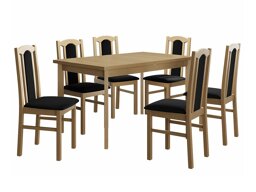 Маса и столове за трапезария Victorville 277 (Сонома дъб)