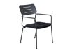 Conjunto de mesa y sillas Dallas 3847 (Negro)