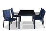 Σετ Τραπέζι και καρέκλες Comfort Garden 1698 (Μπλε)