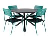 Conjunto de mesa y sillas Dallas 3847 (Verde)
