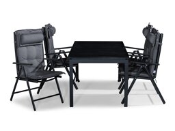 Conjunto de mesa y sillas Comfort Garden 1411 (Gris)