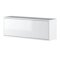 Armario de pared Concept Pro Lenart AH154 (Blanco brillante + Blanco)