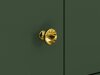 Σιφονιέρα Madison AF103 (Σκούρο πράσινο + Χρυσό)